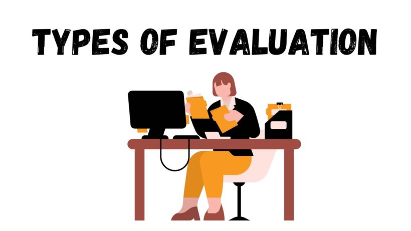 types of evaluation teachers must know about