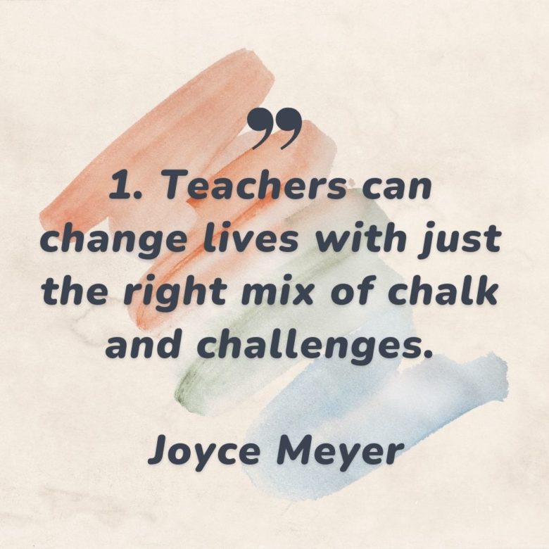 Inspirational Quotes for Teachers