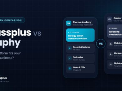 Classplus compared with other online teaching platforms in India for coaching institutes, tutors and education creators