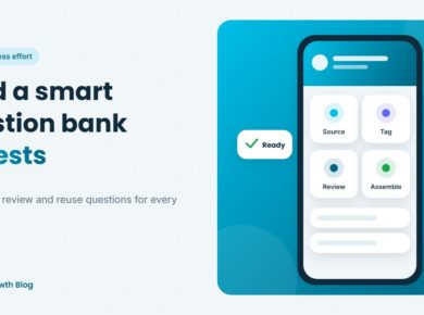 Question bank for test series with sourcing, tagging, review and test assembly