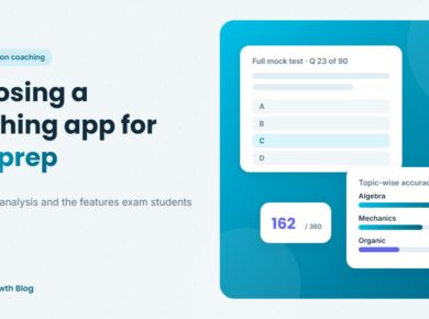 Choosing a teaching app for test preparation coaching